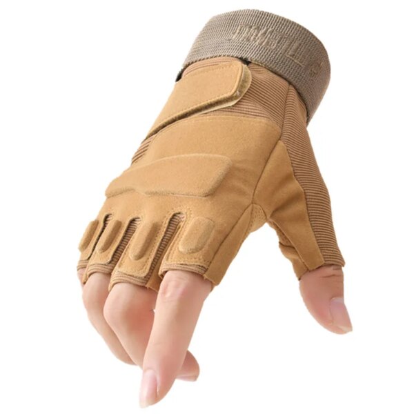 Newly Army Military Fingerless Tactical Gloves Fitness Gym Men Women Antiskid Anti-Slip Cycling Half Finger Male Tactical Gloves - Image 9