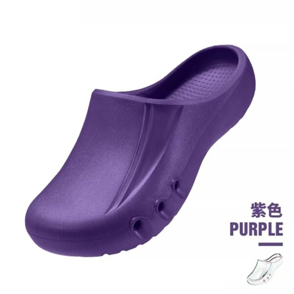 Nursing Clogs No Smell Breathable Garden Shoes/EVA Surgical Shoes/Non-slip Cook Shoes medical shoes - Image 13