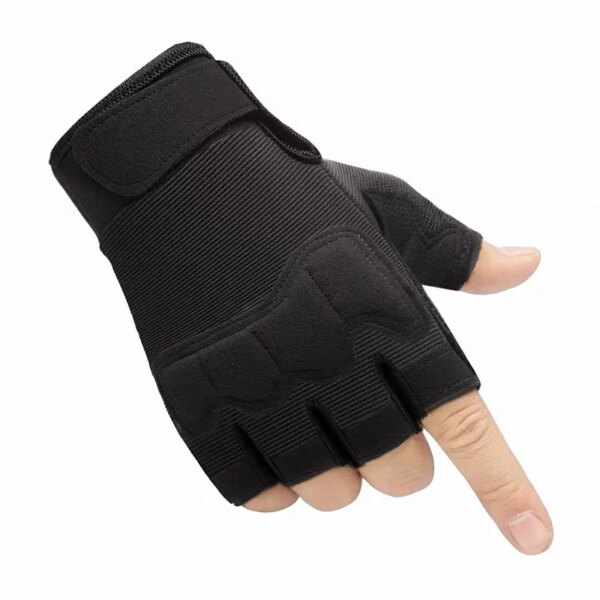 Outdoor Fingerless Motorcycle Gloves Touchscreen Military Protective Tactics Half Finger Racing Motorbike Cycling Gloves - Image 8