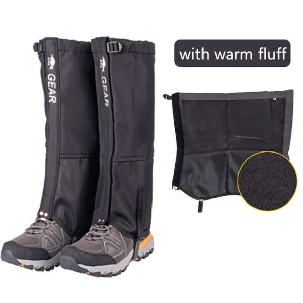 Outdoor Hiking Walking Legging Gaiters Waterproof Leg Covers Hunting Hiking Climbing Camping Ski Travel Leg Warmers Foot Covers - Image 12