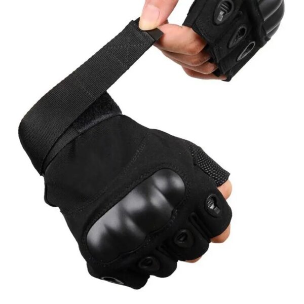 Outdoor Tactical Army Fingerless Gloves Hard Knuckle Paintball Airsoft Hunting Combat Riding Hiking Military Half Finger Gloves - Image 4