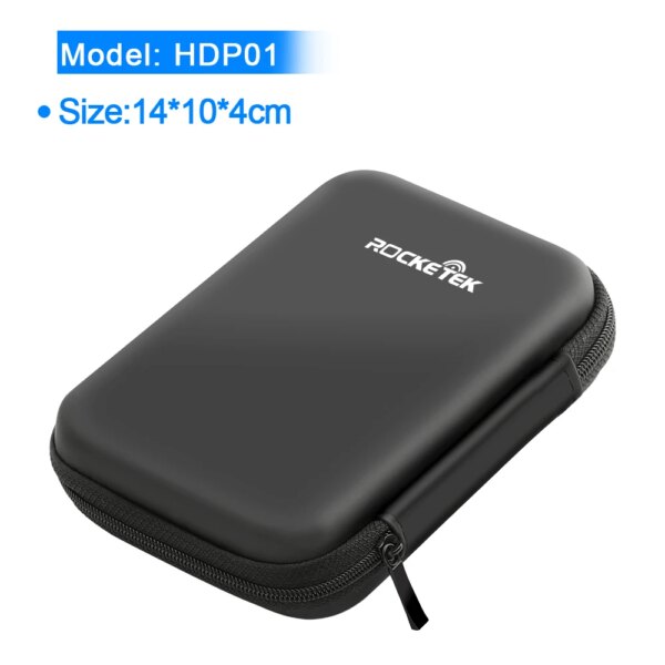 Rocketek carrying case external hard disk Protection Storage Bag for 2.5" hdd hard drive cover enclosure power bank pouch box - Image 7