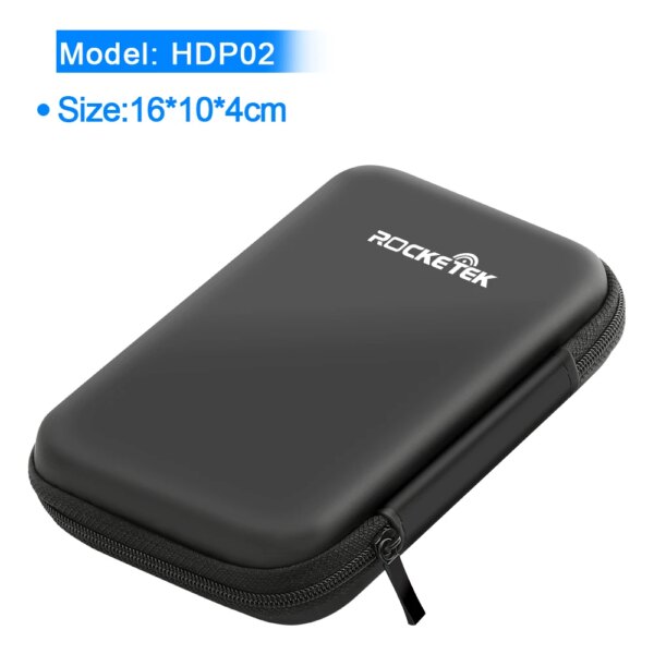 Rocketek carrying case external hard disk Protection Storage Bag for 2.5" hdd hard drive cover enclosure power bank pouch box - Image 8