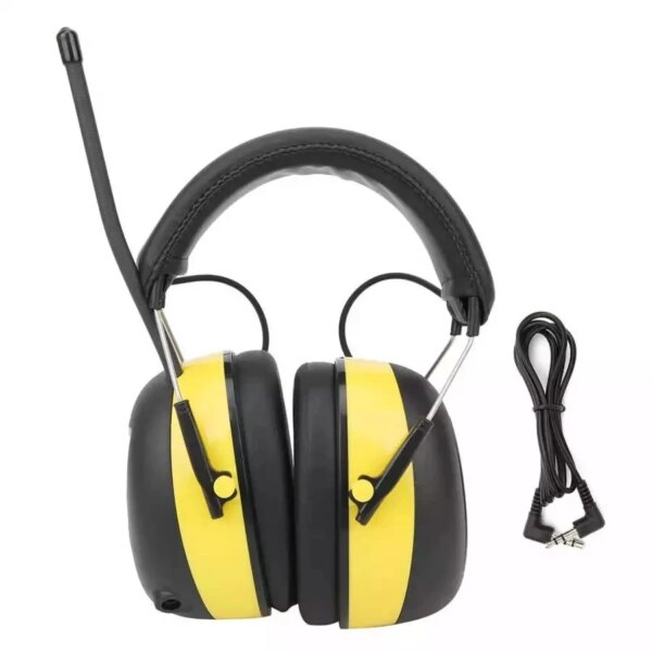 SALE Electronic Noise Reduction Earmuff Hearing Protector Headphone Digital AM / FM Radio Stereo Hearing Protection Ear Muffs - Image 3