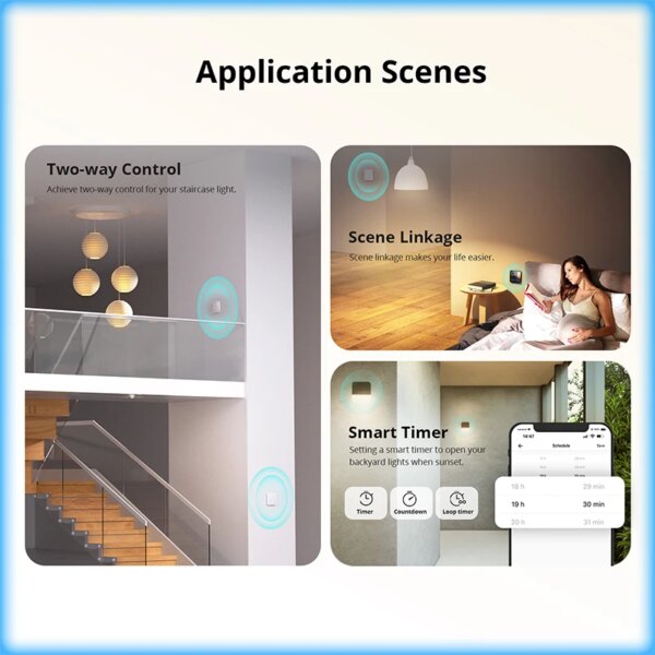 SONOFF ZBMINI L2 ZigBee Smart Switch Work With EWeLink APP, Voice Control Compatible With Yandex Alice Alexa Google Assistant - Image 6