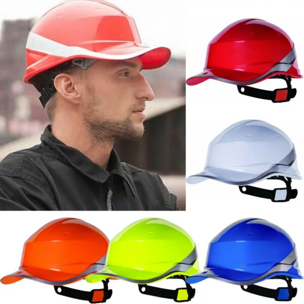 Safety Protective Hard Hat Construction Safety Work Equipment Worker Protective Helmet Cap Outdoor Workplace Safety Supplies