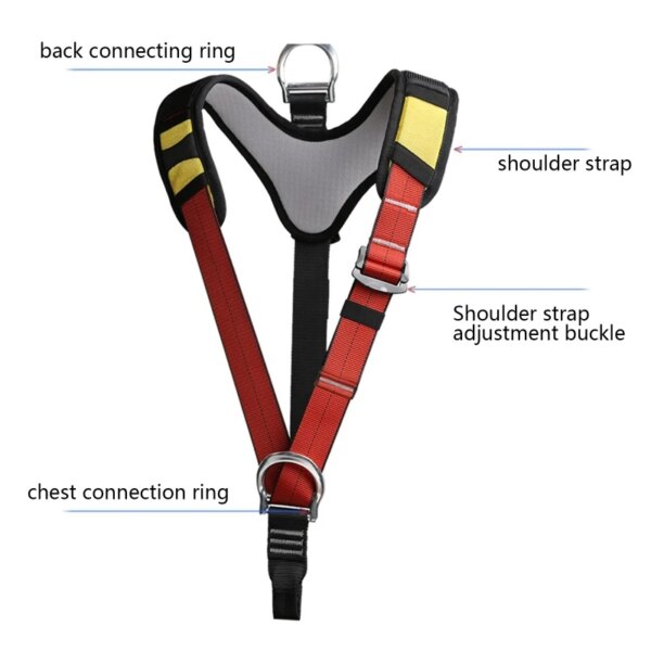 Safety Tree Carving Rock Climbing Safety Shoulder Strap For Harness Equipment Gear Camping Hiking Climbing Accessories - Image 2