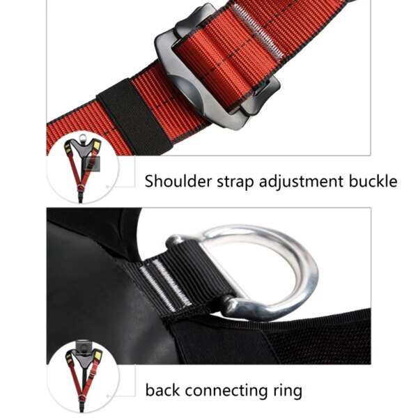 Safety Tree Carving Rock Climbing Safety Shoulder Strap For Harness Equipment Gear Camping Hiking Climbing Accessories - Image 4