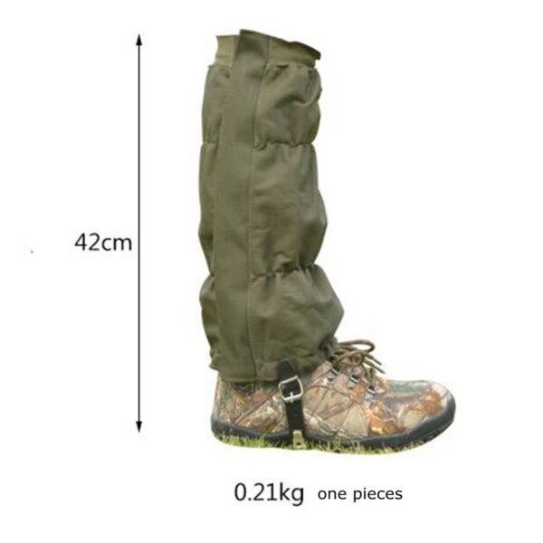 Tactical Waterproof Leg Gaiters for Hunting Camping Outdoor Hiking   Snow Legging Boots Gaiters Shoes Cover - Image 3