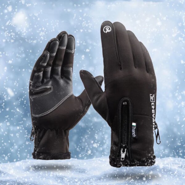 Unisex Snow gloves Winter gloves biking gloves  outdoor motorcycle women For Touchscreen Cold Weather Windproof Anti Slip