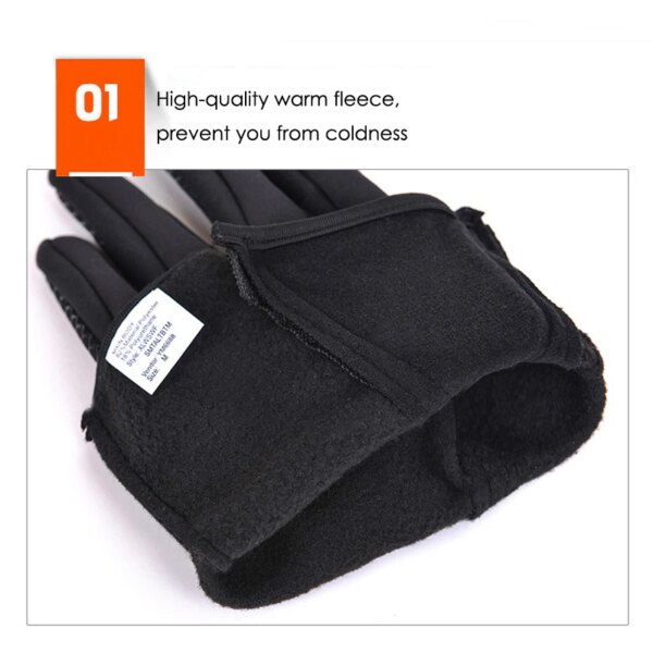 Unisex Touchscreen Winter Thermal Warm Cycling Bicycle Bike Ski Outdoor Camping Hiking Motorcycle Gloves Sports Full Finger - Image 5