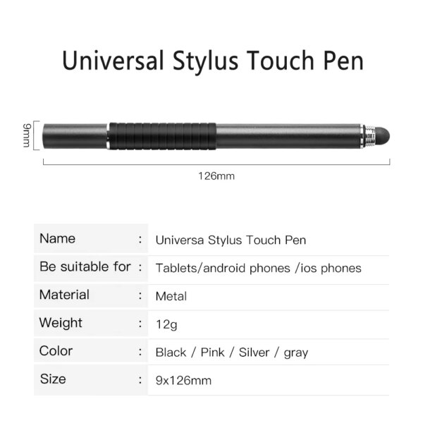 Universal 2 in 1 Stylus Drawing Tablet Pens Capacitive Screen Caneta Touch Pen for Mobile Android Phone Smart Pen Accessories - Image 6