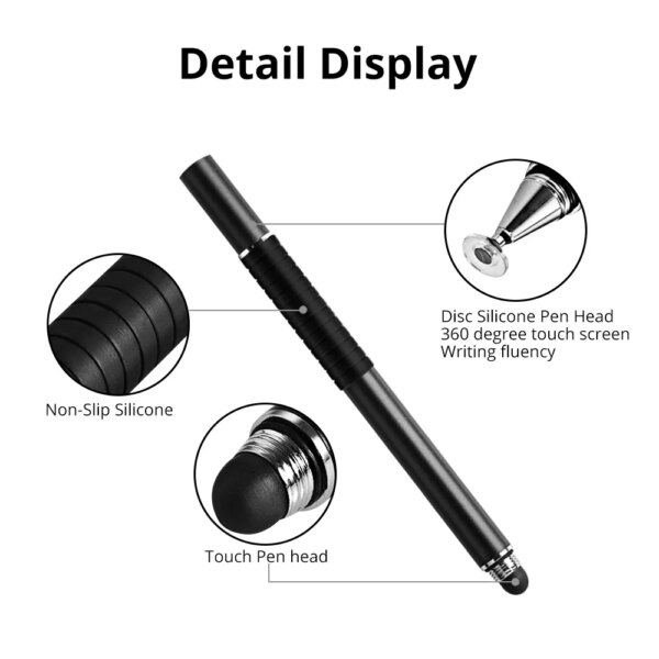 Universal 2 in 1 Stylus Drawing Tablet Pens Capacitive Screen Caneta Touch Pen for Mobile Android Phone Smart Pen Accessories - Image 4