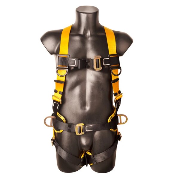 Universal Full Body Fall Protection Safety Harness with Dorsal D-Ring Quick Release Buckle Roofer Construction Scaffolding Climb