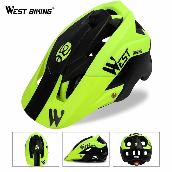 WEST BIKING Ultralight Bike Helmet Safety Sports Cycling Vents Casco Ciclismo Protective Mountain Road Bicycle Men Women Helmet - Image 3