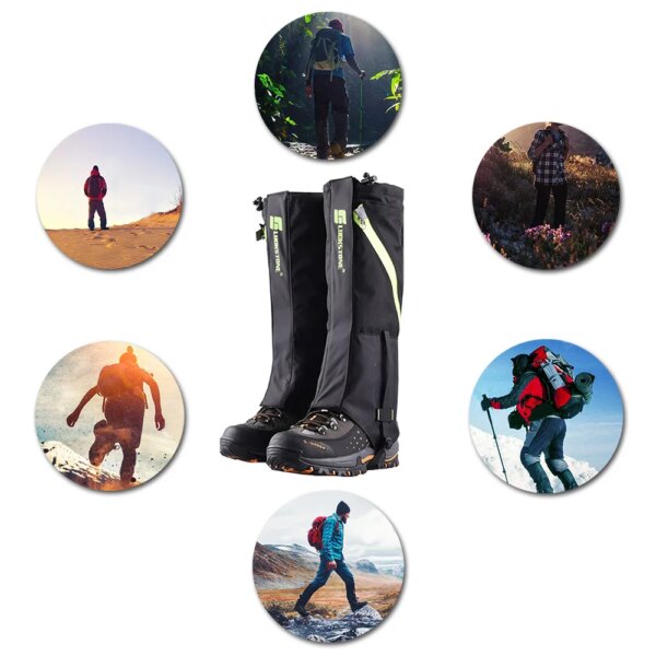 Waterproof Snow Leg Gaiters Hiking Ski Boot Legging Warmer Shoe Covers Travel Outdoor Camping Trekking Climbing Hunting - Image 2