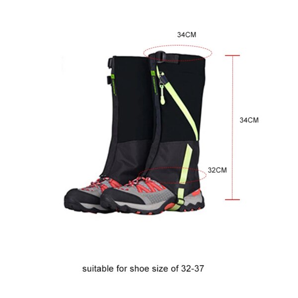 Waterproof Snow Leg Gaiters Hiking Ski Boot Legging Warmer Shoe Covers Travel Outdoor Camping Trekking Climbing Hunting - Image 11