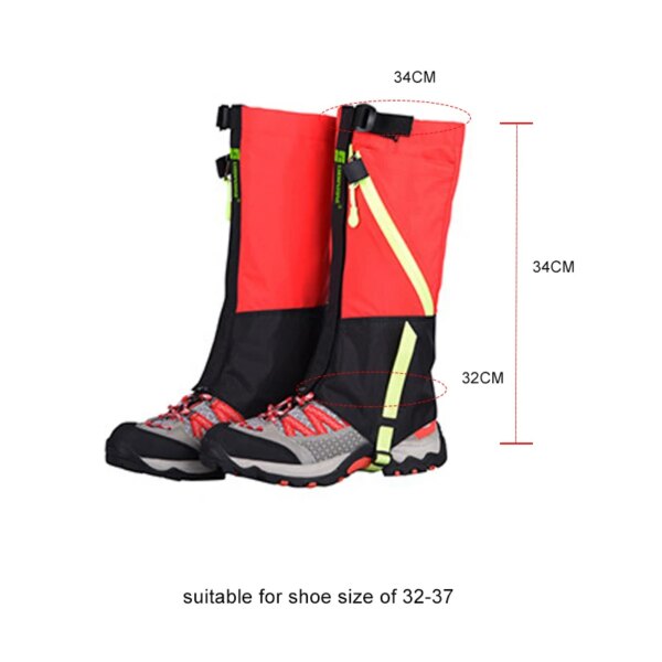 Waterproof Snow Leg Gaiters Hiking Ski Boot Legging Warmer Shoe Covers Travel Outdoor Camping Trekking Climbing Hunting - Image 12