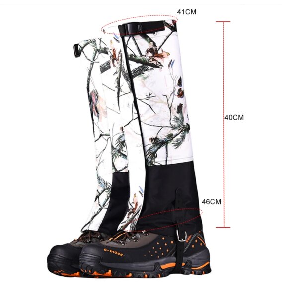 Waterproof Snow Leg Gaiters Hiking Ski Boot Legging Warmer Shoe Covers Travel Outdoor Camping Trekking Climbing Hunting - Image 15