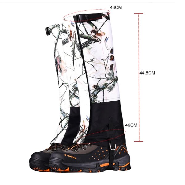 Waterproof Snow Leg Gaiters Hiking Ski Boot Legging Warmer Shoe Covers Travel Outdoor Camping Trekking Climbing Hunting - Image 16