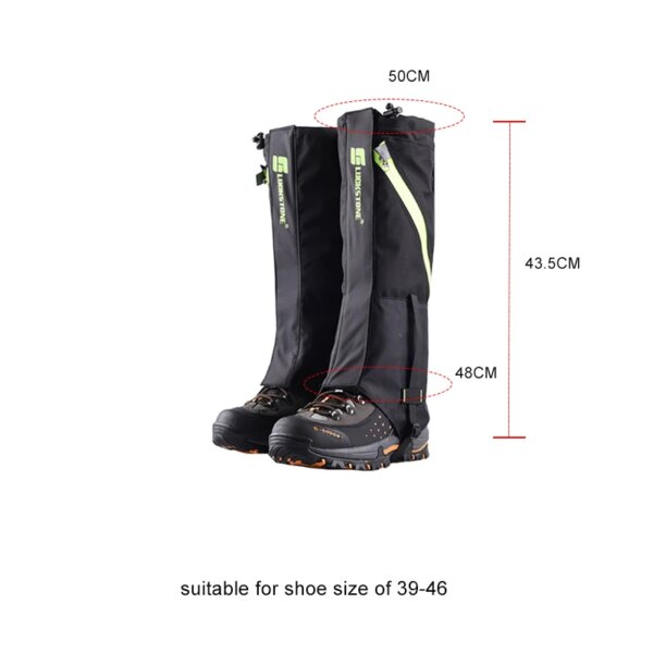 Waterproof Snow Leg Gaiters Hiking Ski Boot Legging Warmer Shoe Covers Travel Outdoor Camping Trekking Climbing Hunting - Image 7