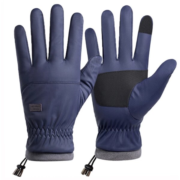 Winter -20 Degrees Cold-proof Ski Gloves Men Windproof Waterproof Keep Warm Gloves Touchscreen Anti Slip Soft Fluff Gloves - Image 2