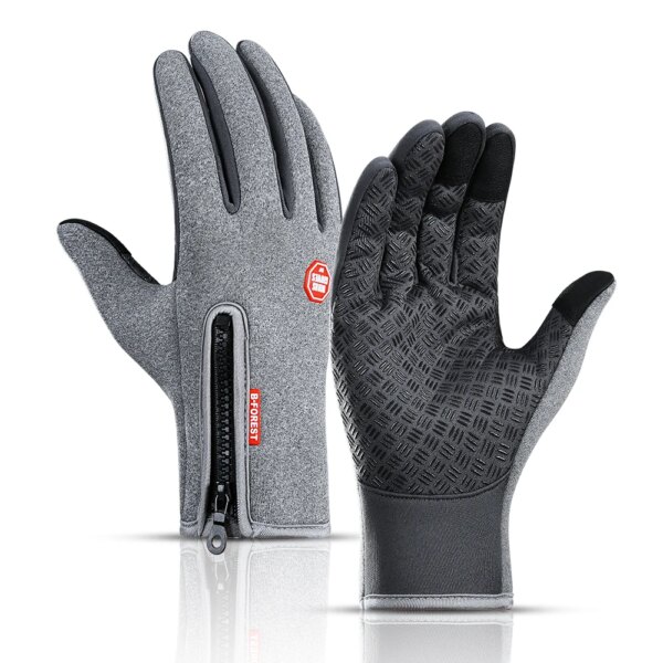 Winter Cycling Gloves Men Women Waterproof windproof Touch Screen Bike Warm Gloves Cold Weather Running Sports Hiking Ski Mitten