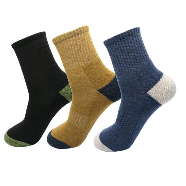 Winter Men's Sports Socks Japan Harajuku Retro Thickened Warm Terry Casual Business Cotton Socks 3 Pair - Image 12