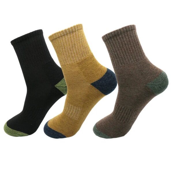 Winter Men's Sports Socks Japan Harajuku Retro Thickened Warm Terry Casual Business Cotton Socks 3 Pair - Image 11