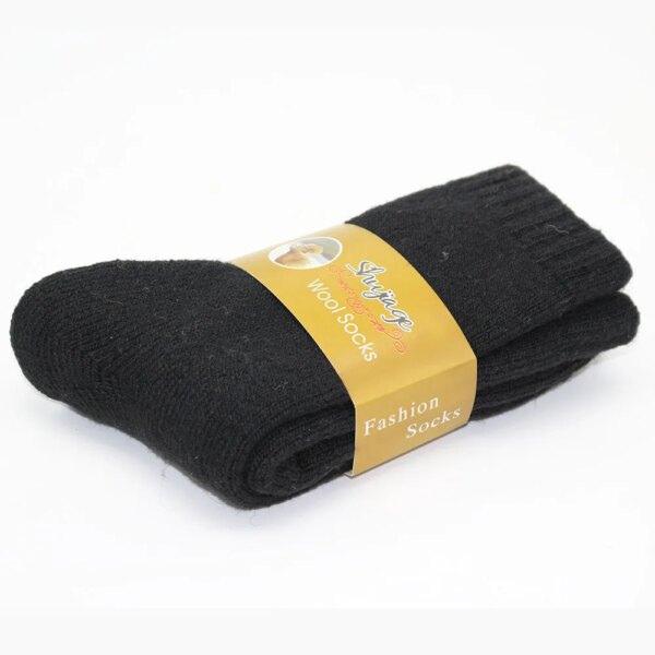 Winter Men's Thickened Warm High-Quality Wool Socks Harajuku Retro Fashion Cashmere Fever Cold Casual Socks 1 Pair - Image 8