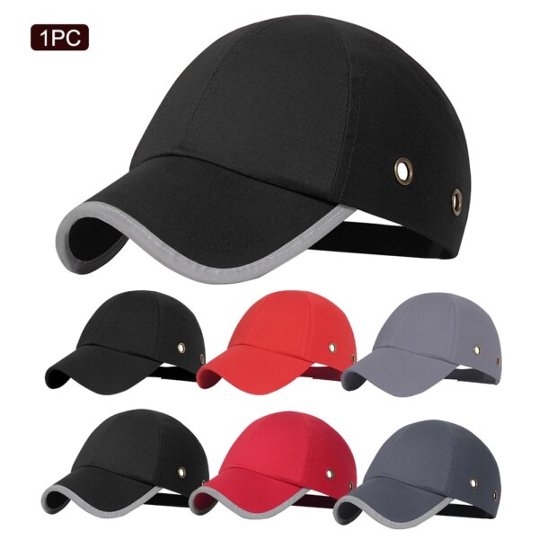 Women Men Safety Hat Hard Adjustable Buckle Baseball Bump Cap Outdoor Worker Workplace Head Protection With Air Holes Durable - Image 4