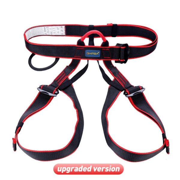 Xinda Professional Outdoor Sports Safety Belt Rock Mountain Climbing Harness Waist Support Half Body Harness Aerial Survival - Image 16