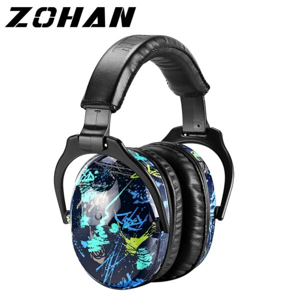 ZOHAN Kids Ear Protection Safety Ear Muffs Noise Reduction Ear Defenders Best Hearing Protectors for toddler girls boys NRR 22dB