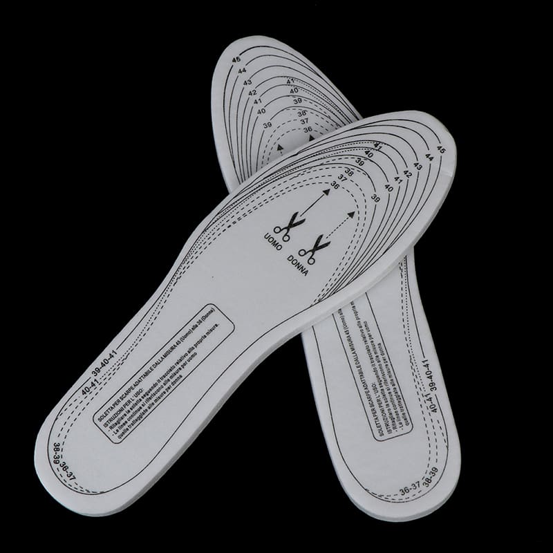 1Pair New Thin Insole Breathable Sweat Absorbing Comfortable Shock Sport Shoes Pads running insoles for men and women