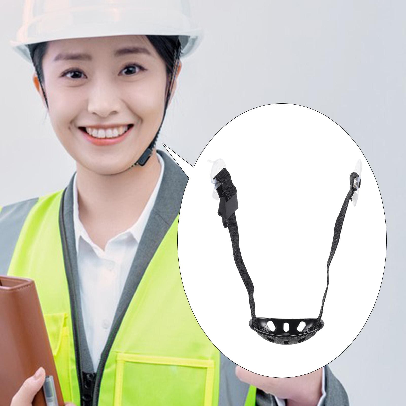 Hard Hat Chin Strap with Elastic Strap Construction Helmet Accessories Universal Professional Comfortable Sturdy Helmet Strap